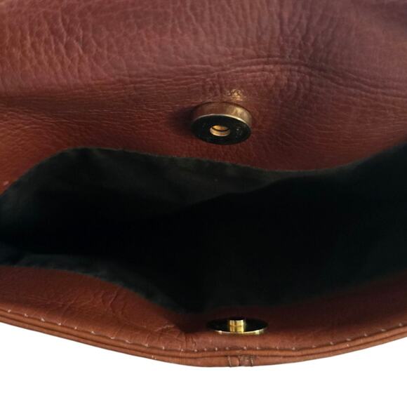 Vintage Hobo International Genuine Leather Shoulder Bag Original Friar Brown - Picture 8 of 10